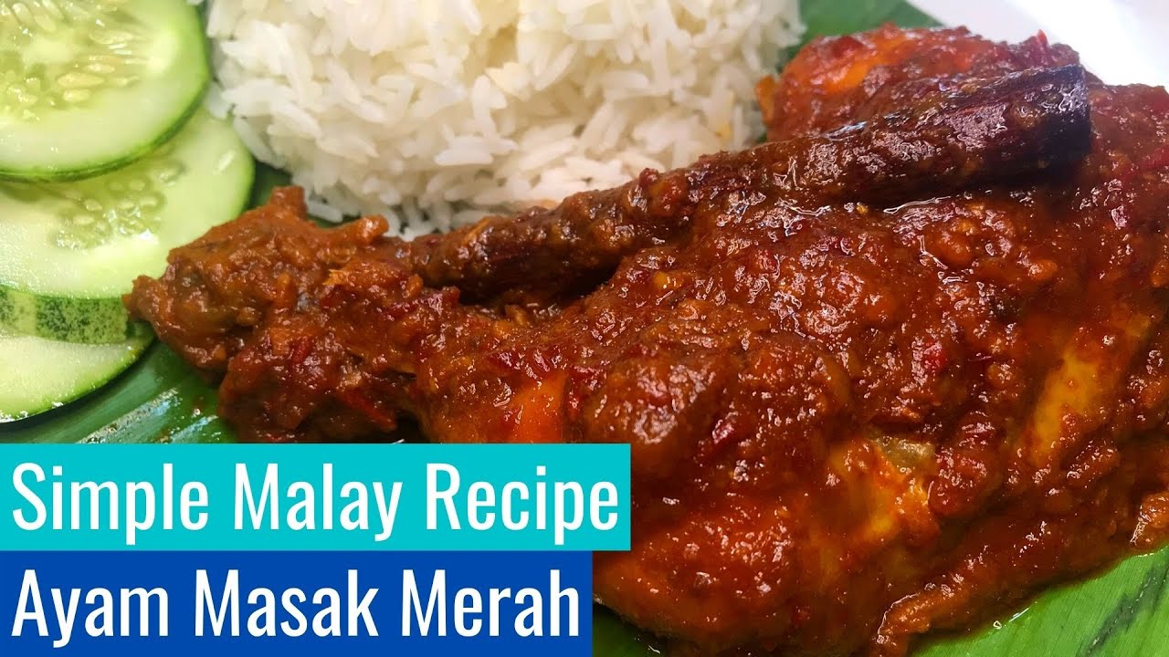 Ayam Masak Merah Recipe | 马来香辣番茄鸡 | Simple Malay Recipe