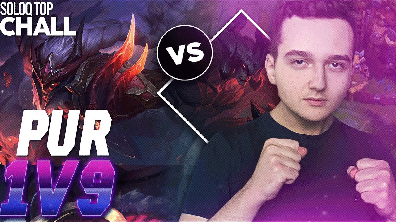 MON EQUIPE RUNDOWN : JE DOIS CARRY - SoloQ Challenger Top - Olaf vs Aatrox - Patch 13.