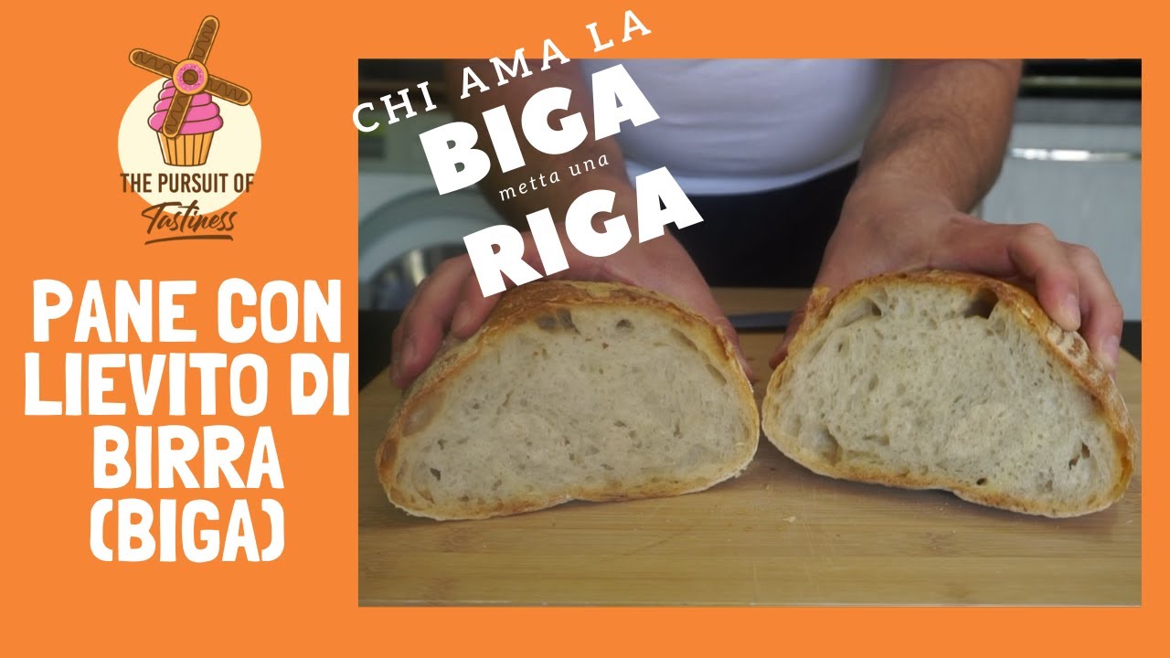 Vi mostro come fare il PANE con il LIEVITO DI BIRRA e la tecnica della BIGA - Lievitazione lunga!