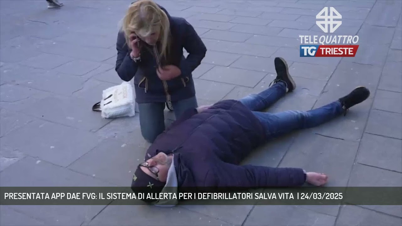 PRESENTATA APP DAE FVG: IL SISTEMA DI ALLERTA PER I DEFIBRILLATORI SALVA VITA  | 24/03/2025