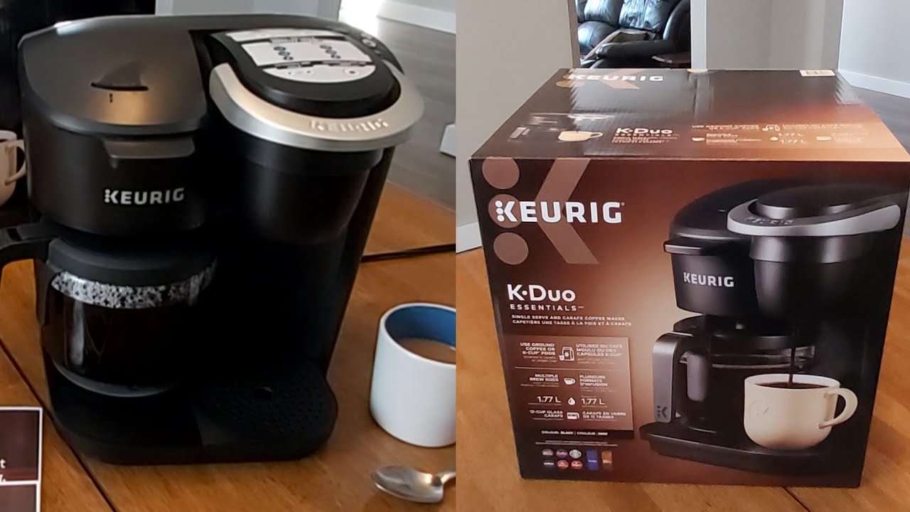 Обзор и демонстрация кофеварки Keurig K-Duo Essentials