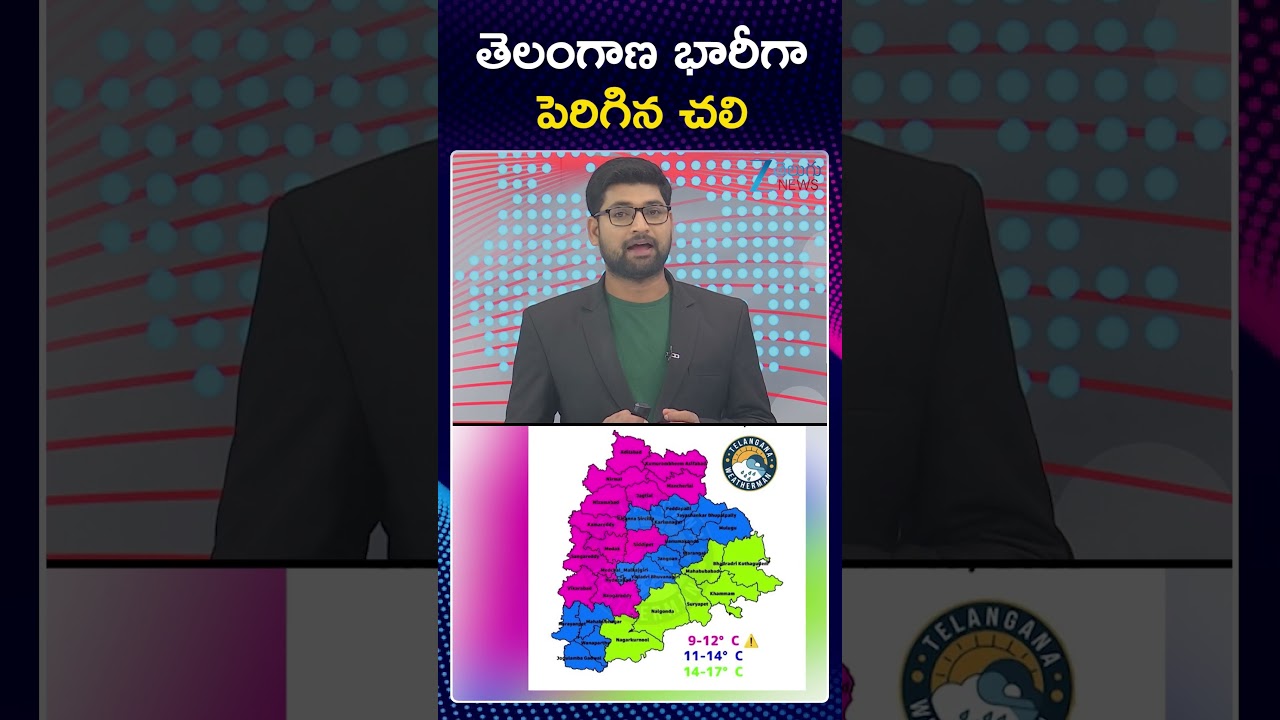 Winter Cold Wave In Telugu States | Weather Updates | తెలంగాణ భారీగా పెరిగిన చలి | ZEE Telugu News