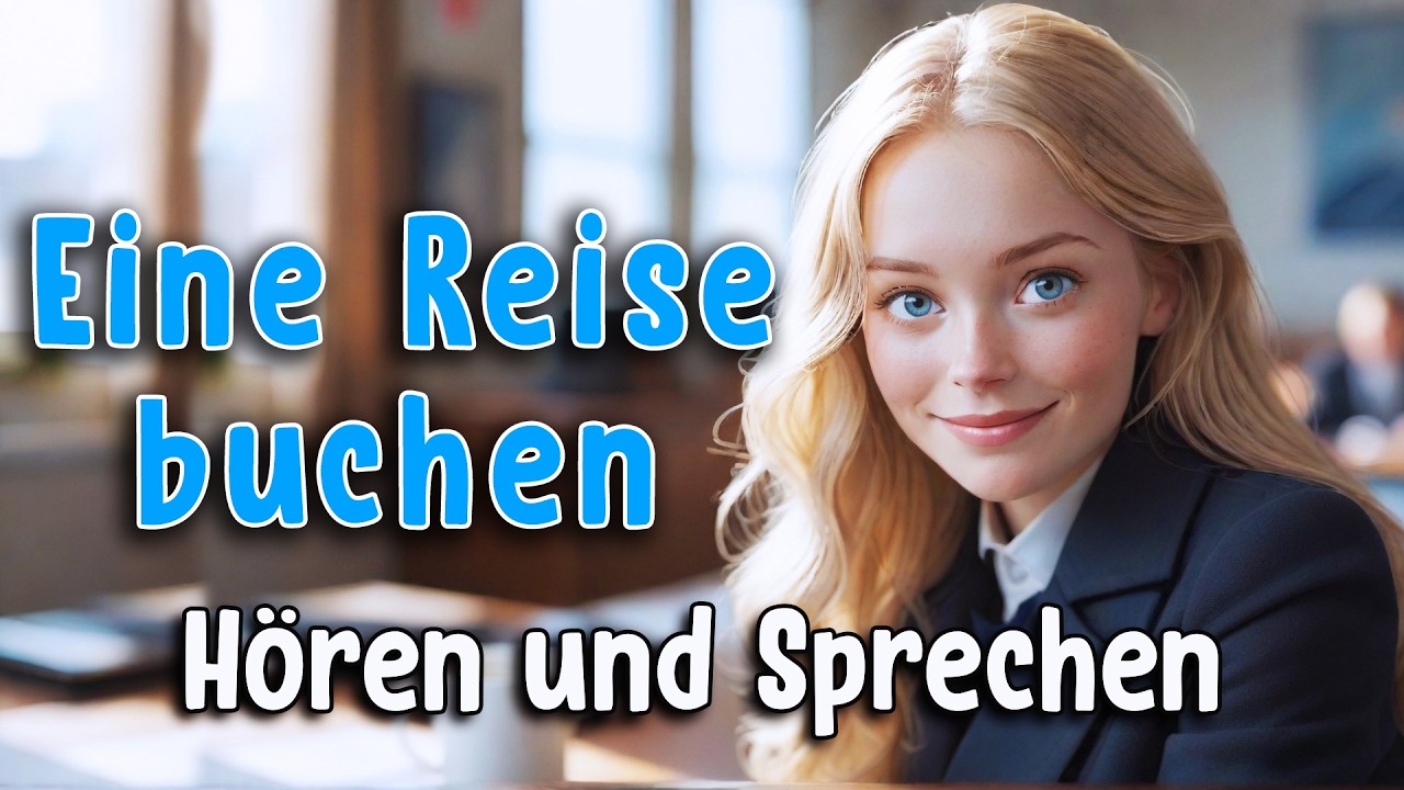 German conversation | Eine Reise buchen | Deutsch lernen durch H&ouml;ren  | H&ouml;ren und sprechen