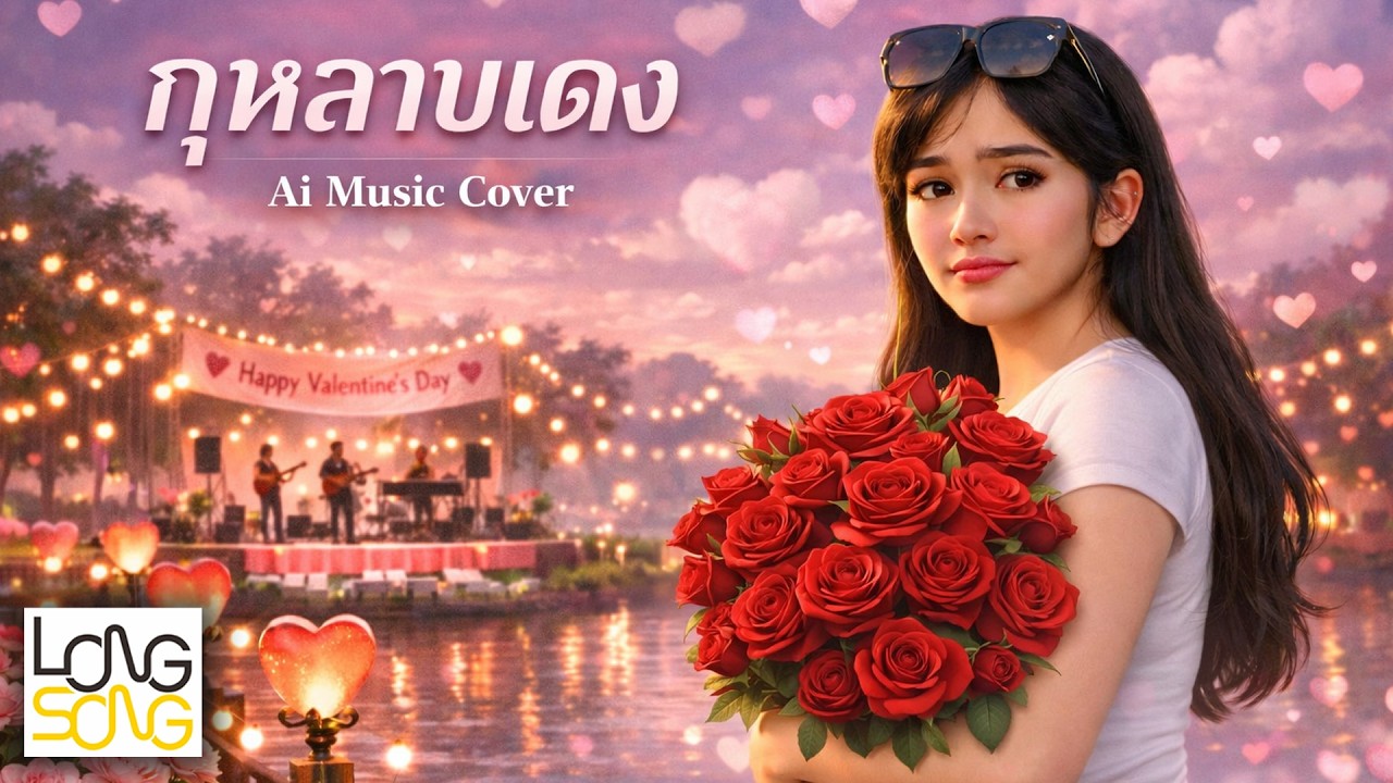 กุหลาบแดง Ai Music Cover ต้นฉบับ ไก่ พรรณิภา (Audio Version)
