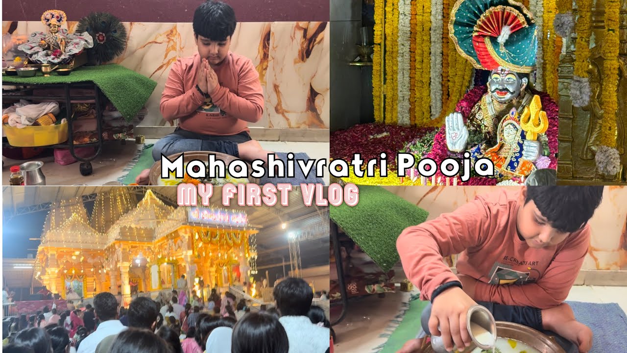 Mahashivratri Pooja 🔱💛 | My First Vlog |  