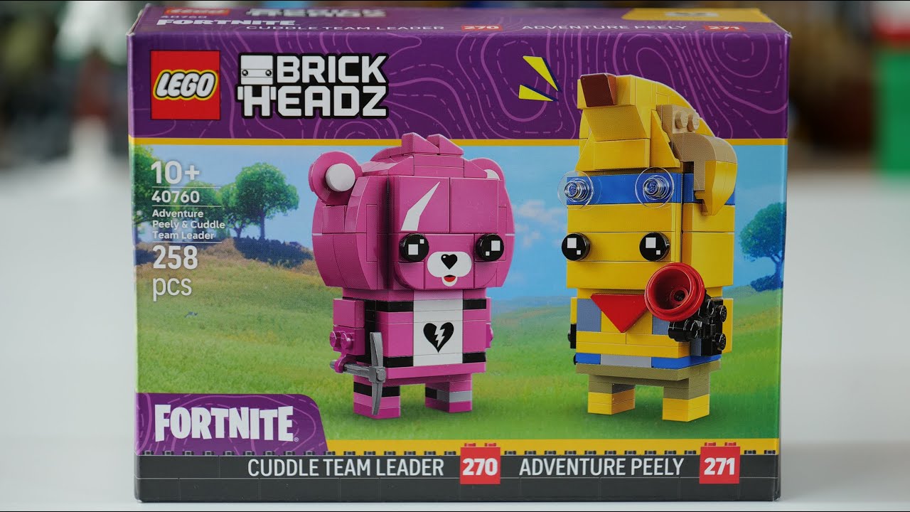 LEGO Fortnite 40760 Przygoda Peely i Przytulacz Lider Zespołu Brickheadz Szybka Budowa