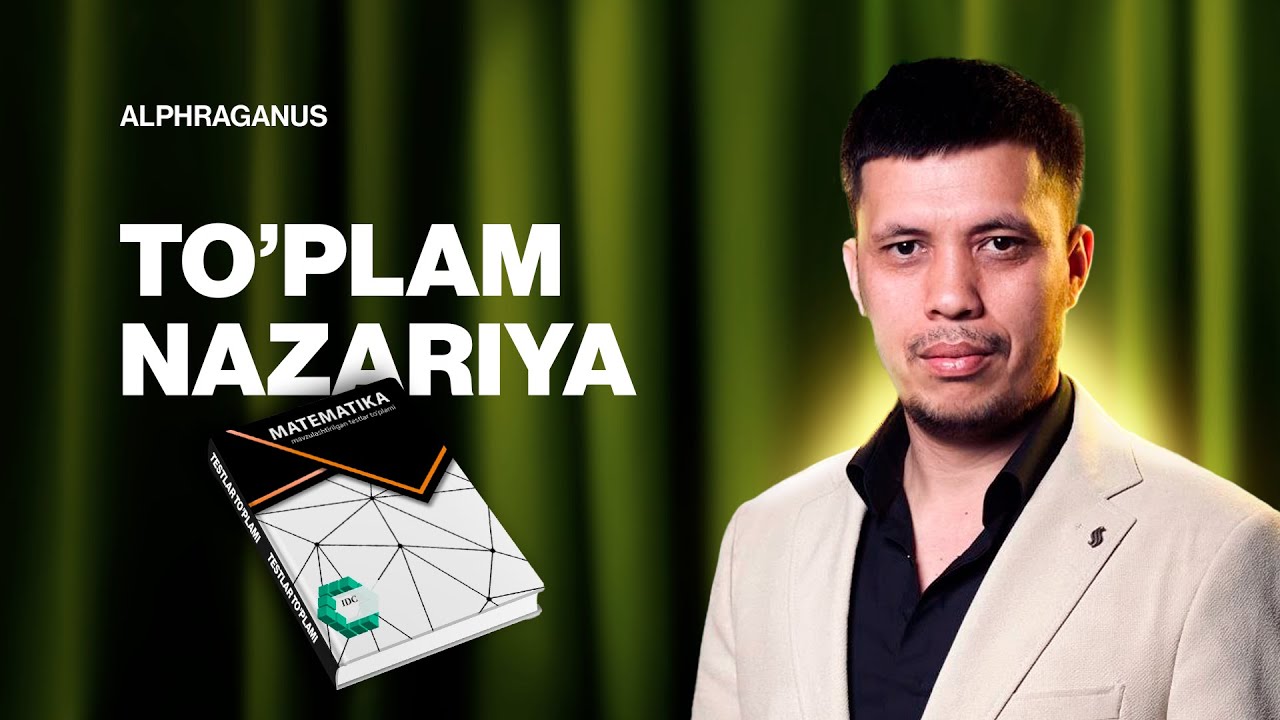 72-dars. TO'PLAM IDC MAVZULASHTIRILGAN TESTLAR TO'PLAMI