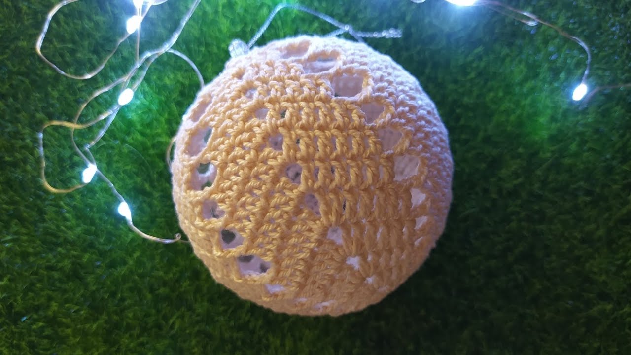 Pallina di Natale Uncinetto Tutorial 🎁 Crochet Christmas Ball Ornaments 🎄 Esfera de Navidad Crochet