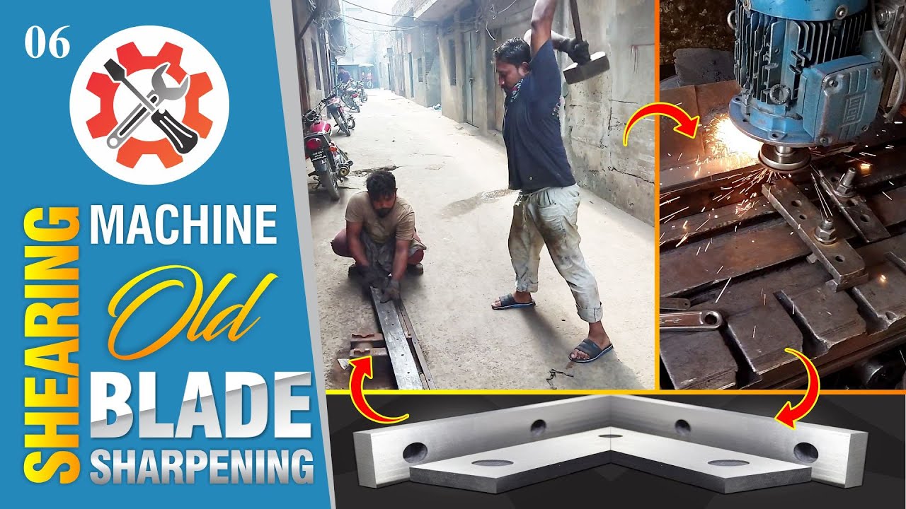 How to Rebuild Shearing Machine's Blade | Shearing Machine Blade Sharpening