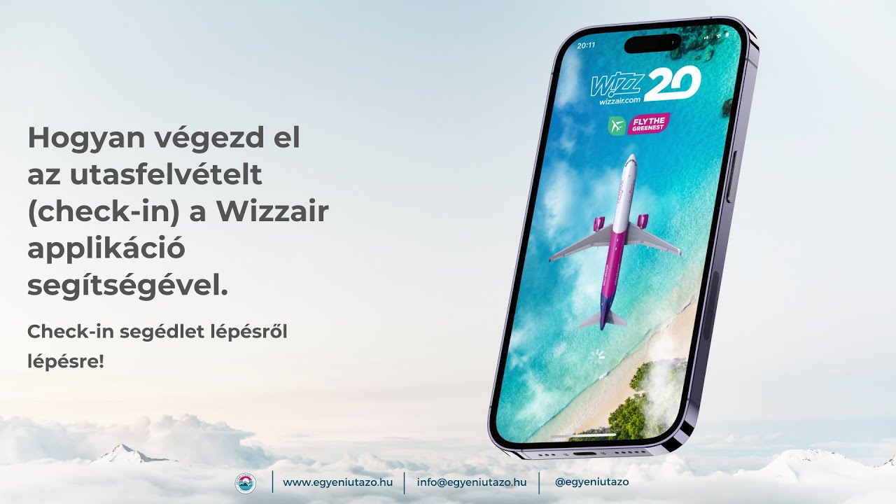 Online utasfelv&eacute;tel (check-in) l&eacute;p&eacute;sről l&eacute;p&eacute;sre - Wizzair (2025) - mobil app