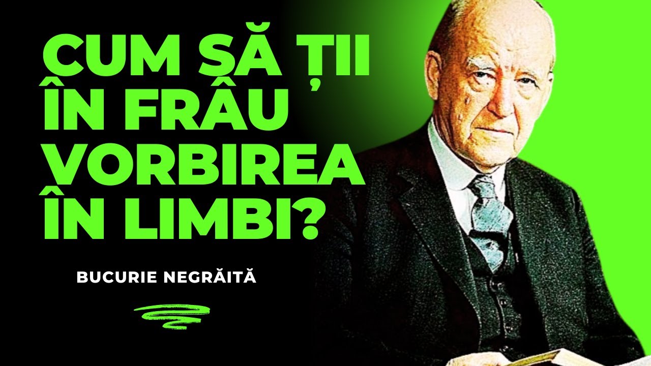 15. Botezul cu Duhul Sfânt: Cum să ținem în frâu vorbirea în limbi?