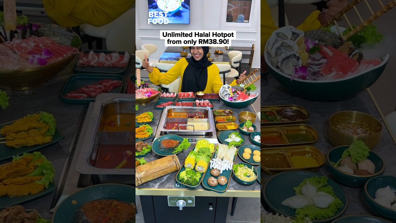 Unlimited Halal Hotpot Buffet from only RM38.90!📍Supamala Hotpot 📅 B1F1 Promo till 30/6/25
