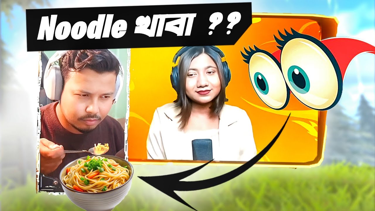 Noodles Fun with Female RTG Caster Nusrat 😅