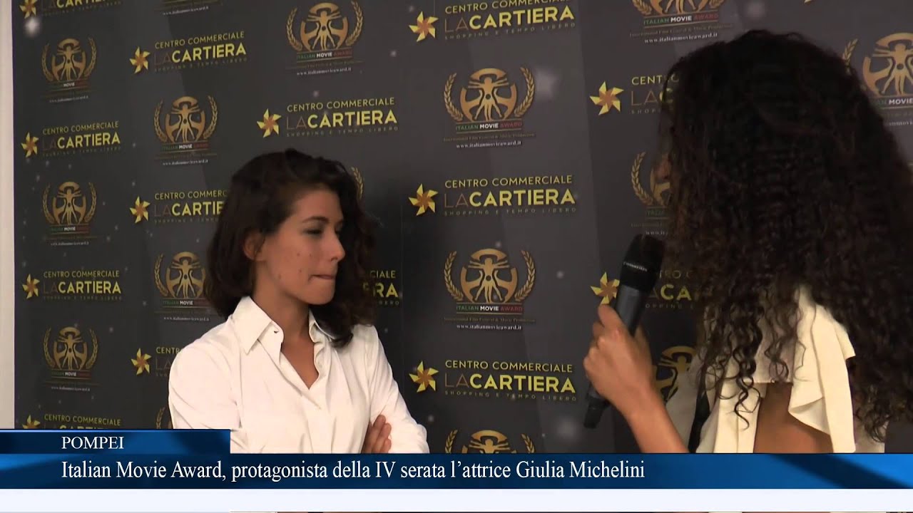 Giulia Michelini premiata all'Italian Movie Award