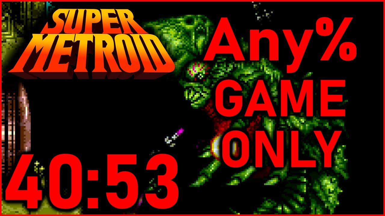 Super Metroid - Any% Speedrun in 40:53 (GAME ONLY Sub-41 #37)
