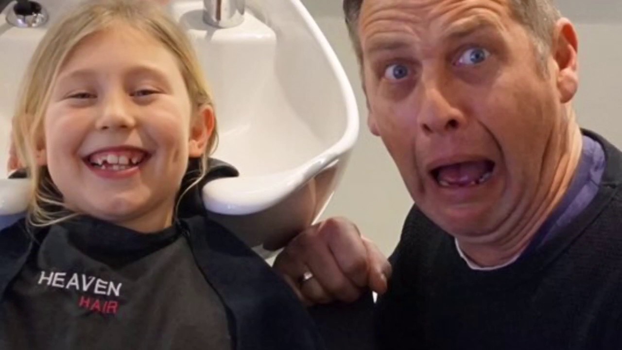 Millie's Charity Haircut January 2017