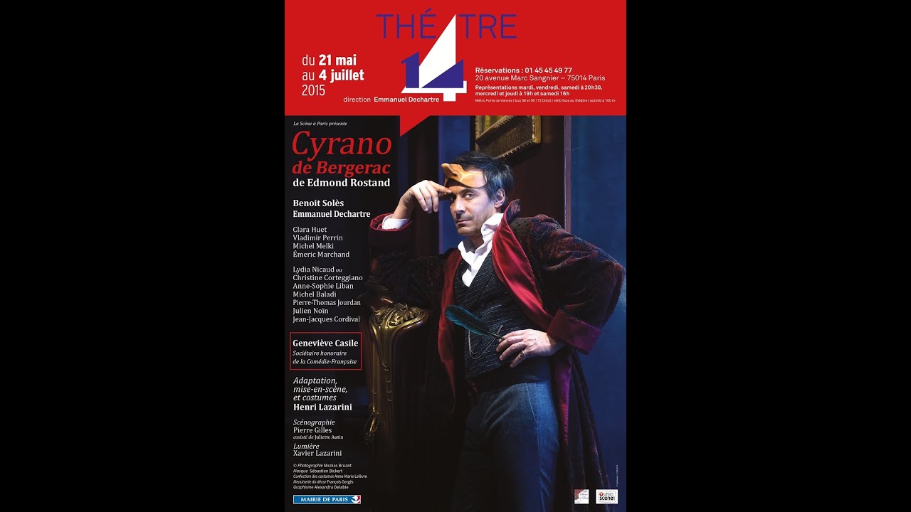 CYRANO DE BERGERAC, avec Benoit Solès