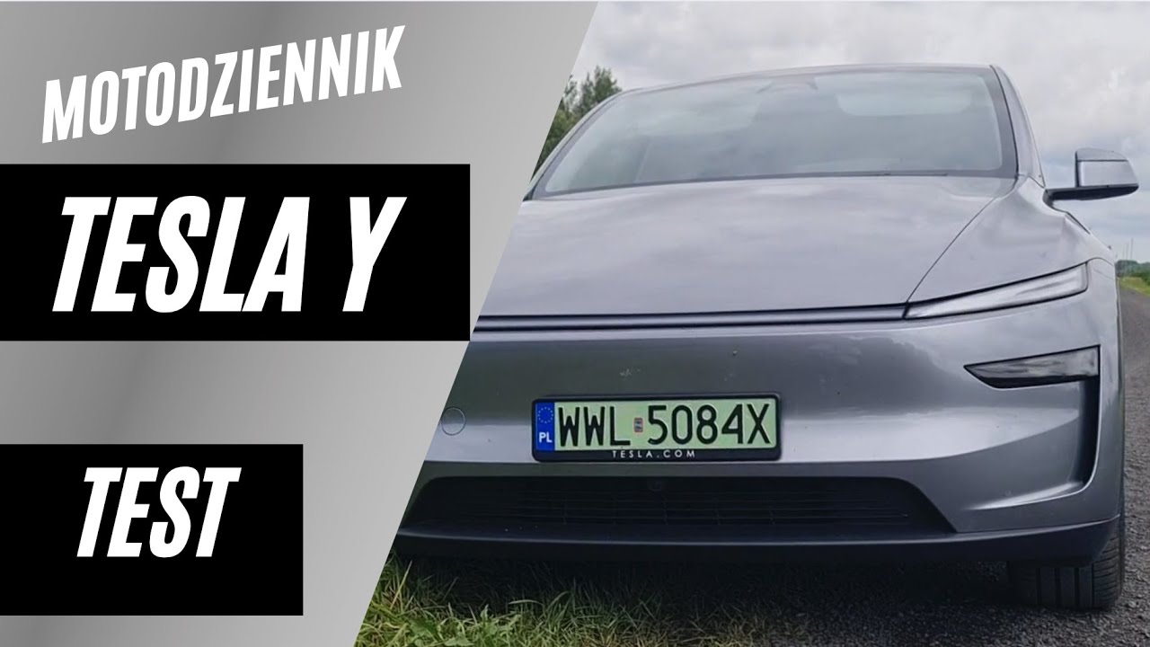 Motodziennik test - NAJNOWSZA Tesla Y - ciągle najlepsza?