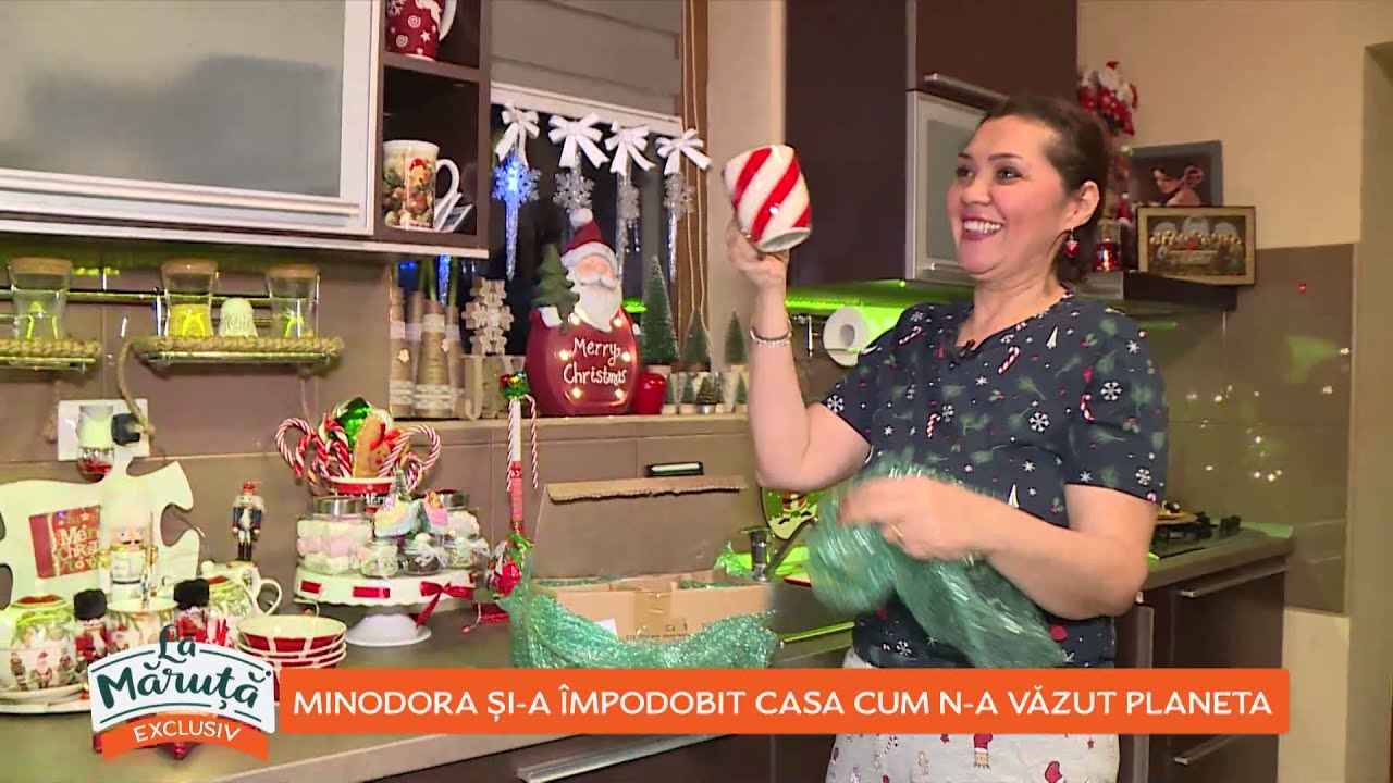 Minodora și-a împodobit casa cum n-a văzut planeta!