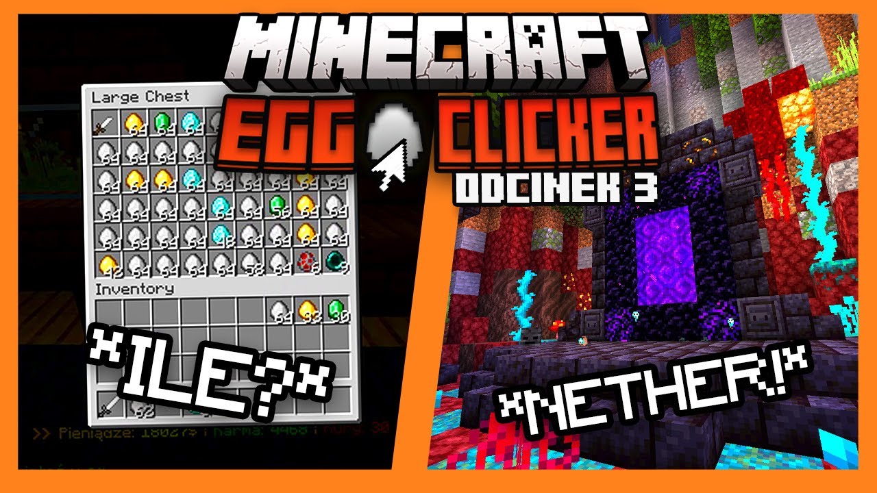 Minecraft CLICKER, ALE zbieram JAJKA #3