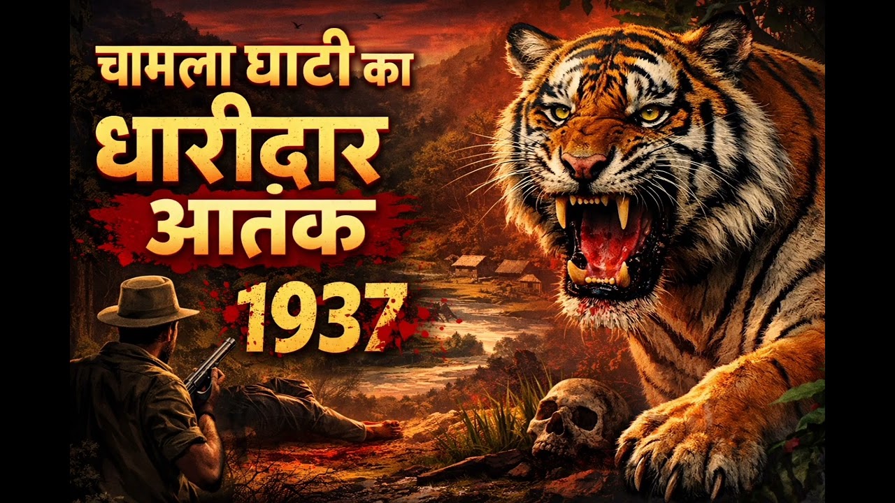 चामला घाटी का धारीदार आतंक(The Striped Terror of Chamala Valley ) |Kenneth Anderson | hindi |