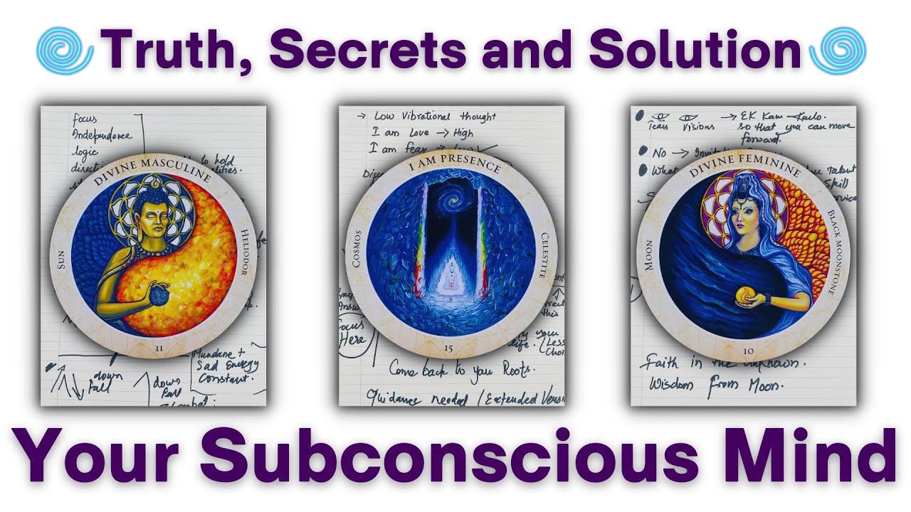 🧠YOUR SUBCONSCIOUS ⚗️The REAL You⚗️WHAT SHOULD YOU DO💫Deep SOUL Reading🟨Pick a Card🟨