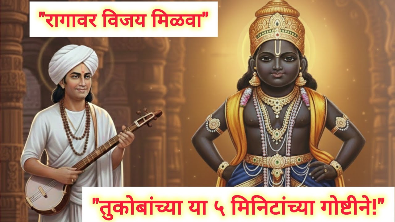 संत तुकारामांनी सांगितले रागावर कसे मिळवाल नियंत्रण तुम्हाला कधीच राग येणार नाही!तुकाराम महाराजांची🚩
