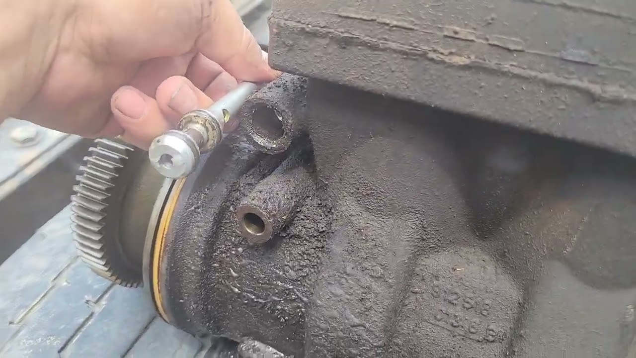 paccar mx13 air compressor how to remove