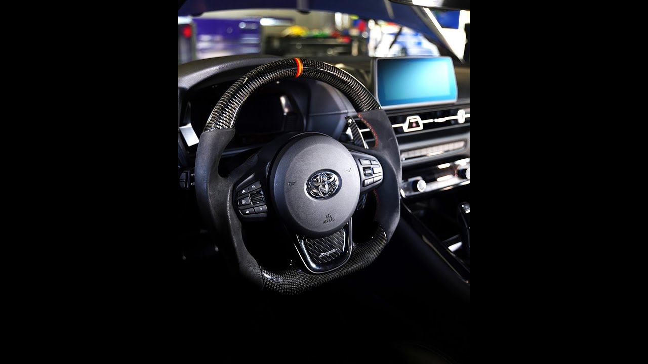 How to Install a Mk5 Supra Carbon Fiber Steering Wheel
