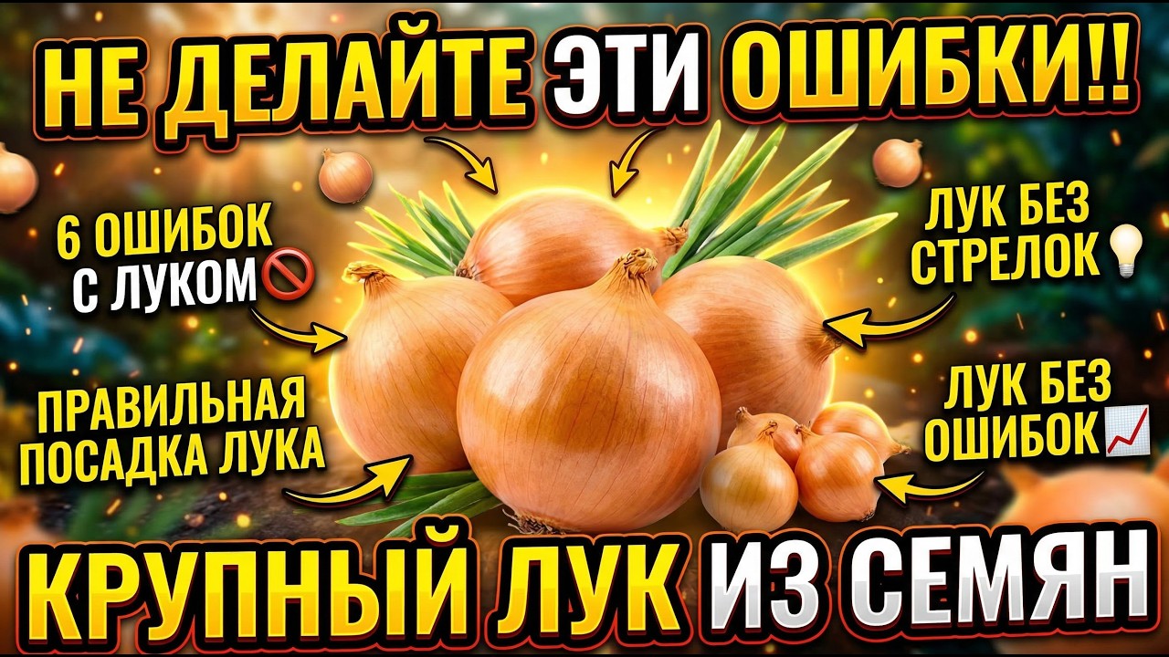 Лук севок без ошибок: посадка, уход, уборка и хранение.