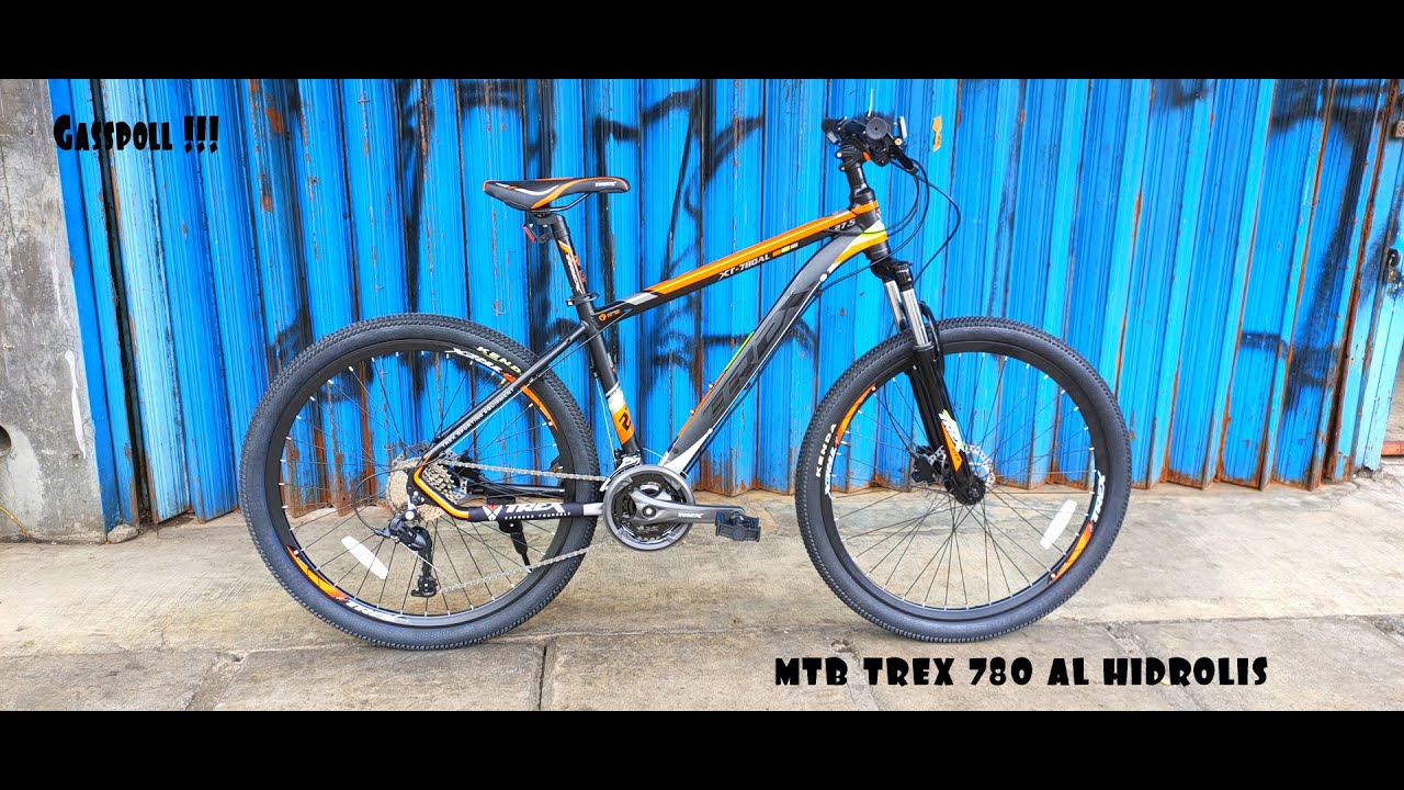 Sepeda Gunung Baru Trex XT 780 AL 27.5 Sensah Mx 9 Hidrolik 27 Speed | Mountain Bike Tutorial