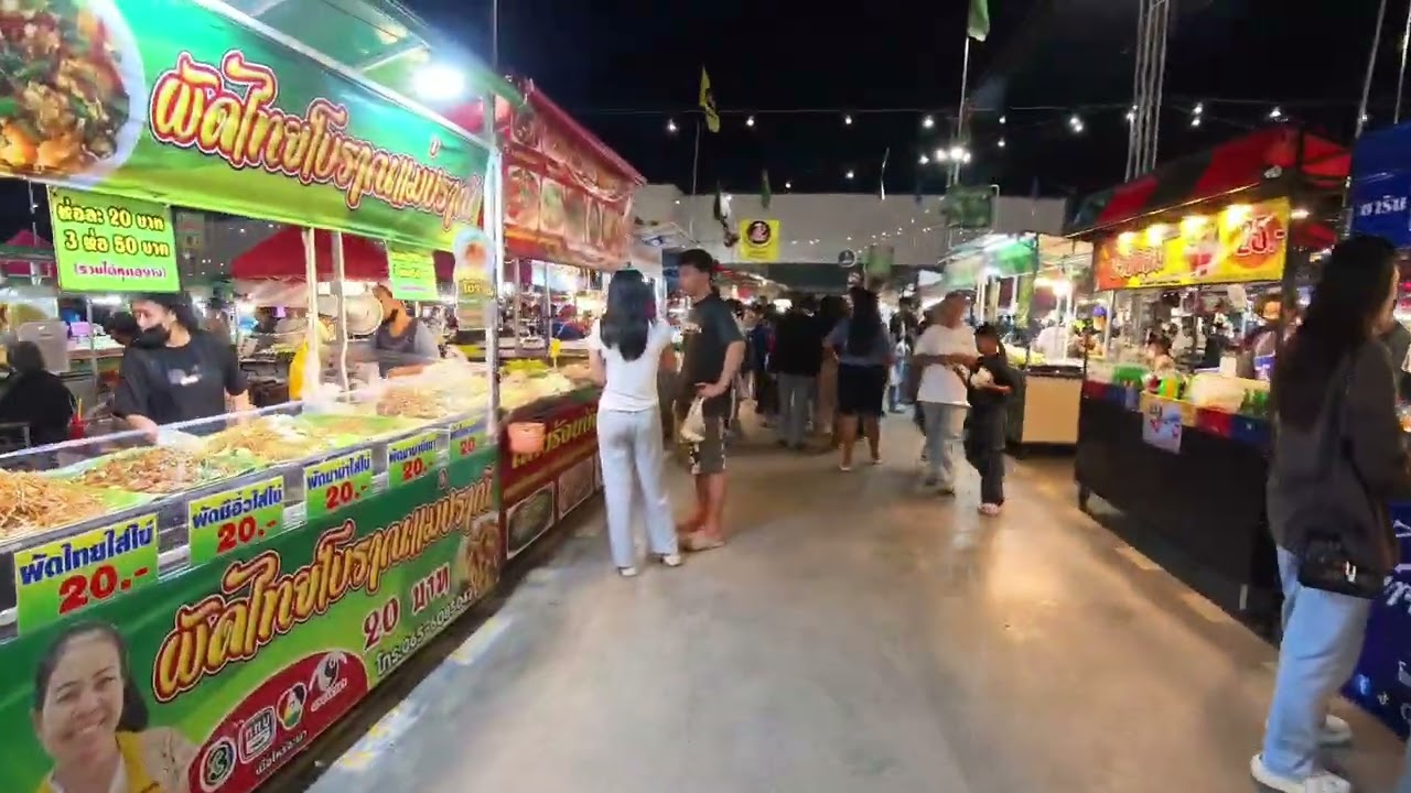 泰国呵叻府最大夜市，saveone night market korat