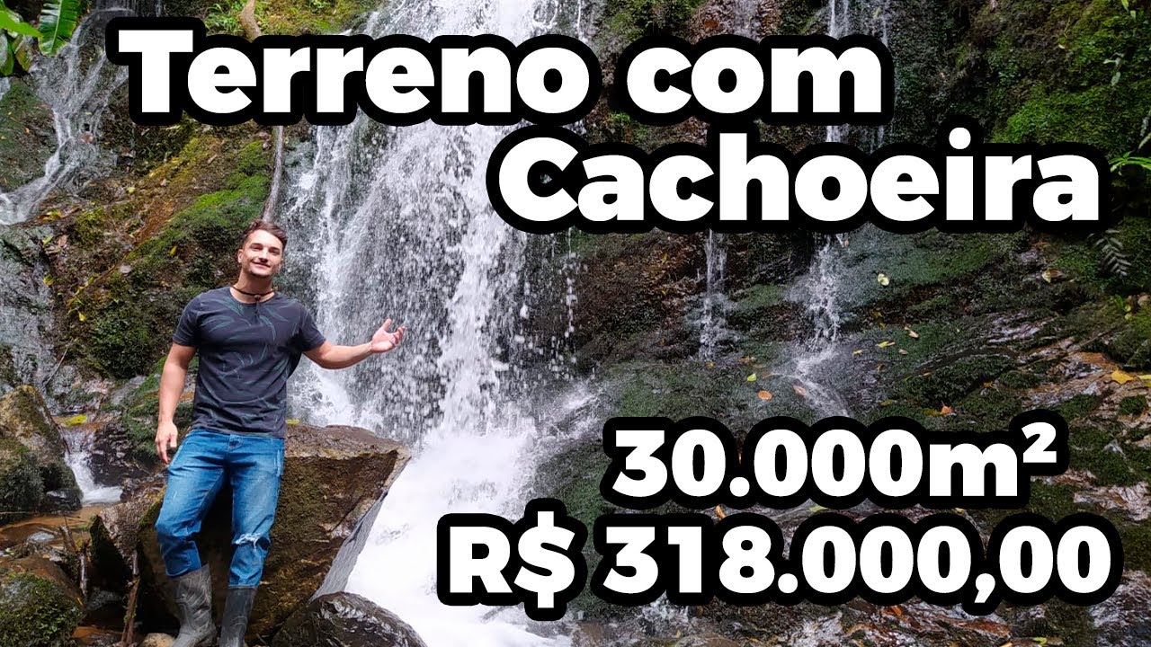 Lindo terreno em Águas Mornas - SC 3 ha (Cachoeira) R$ 318.000,00