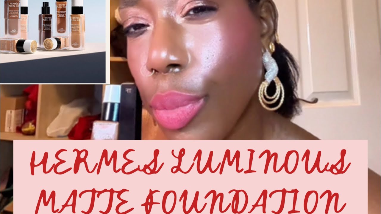 HERMES LUMINOUS FOUNDATION SHADE 81N (first impressions 🤩) #makeup #foundationmakeup @hermes 