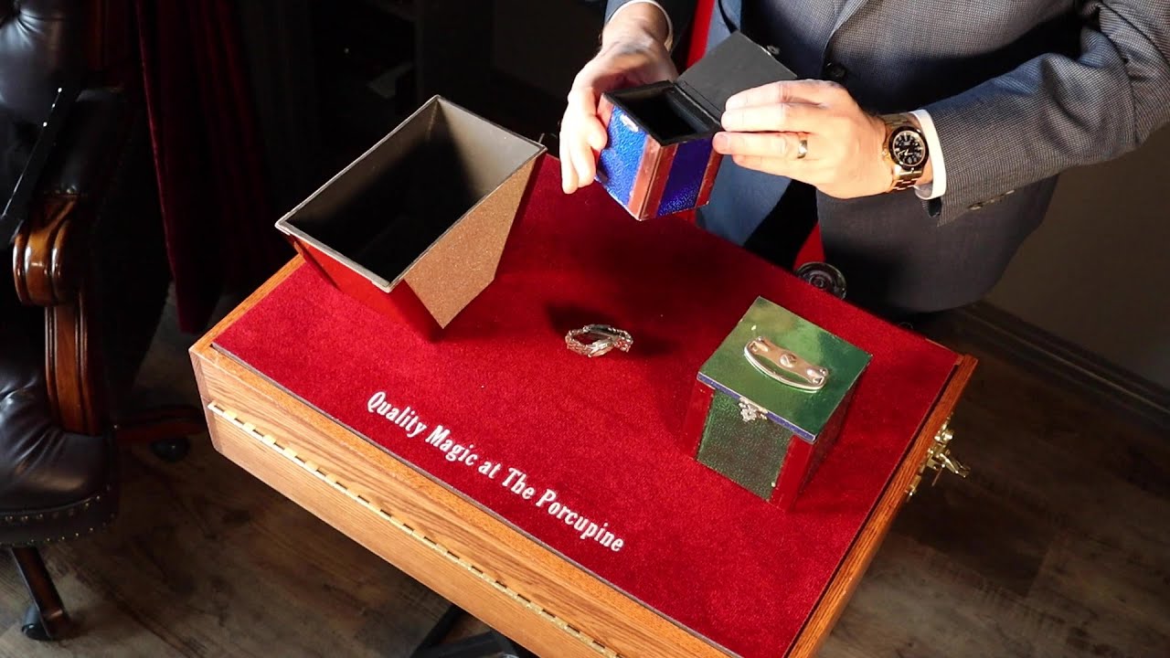 Speed Demo of Nest of Boxes by R.A.R. Magic Performed by Andy Martin