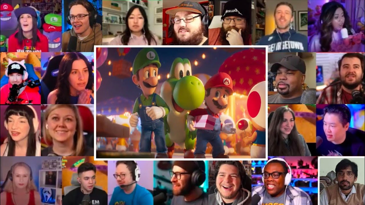 THE SUPER MARIO GALAXY MOVIE YOSHI FIRST LOOK TRAILER Reaction Mashup Mashcine.Reacts