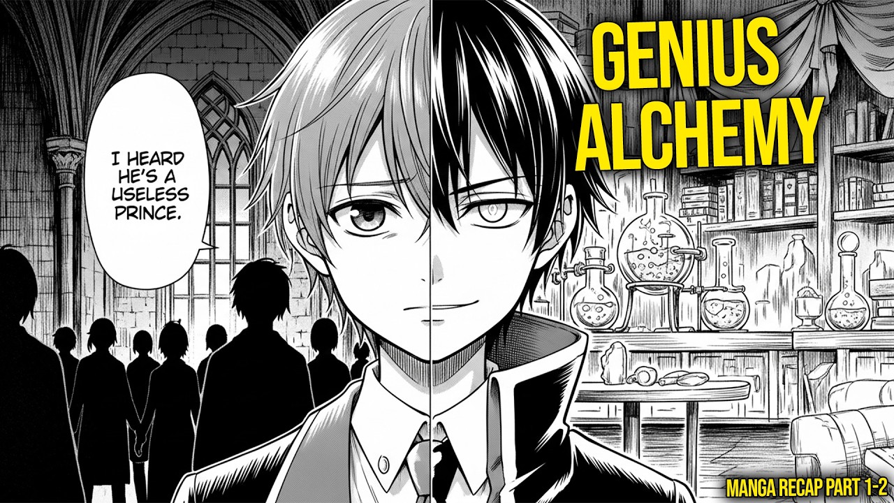 Reincarnated Prince Fakes Being a Useless Prince, But His Genius With Alchemy Exposed Him | Manga