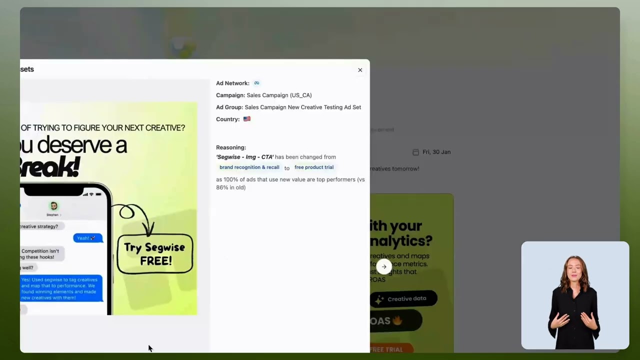 Segwise AI Creative Generation