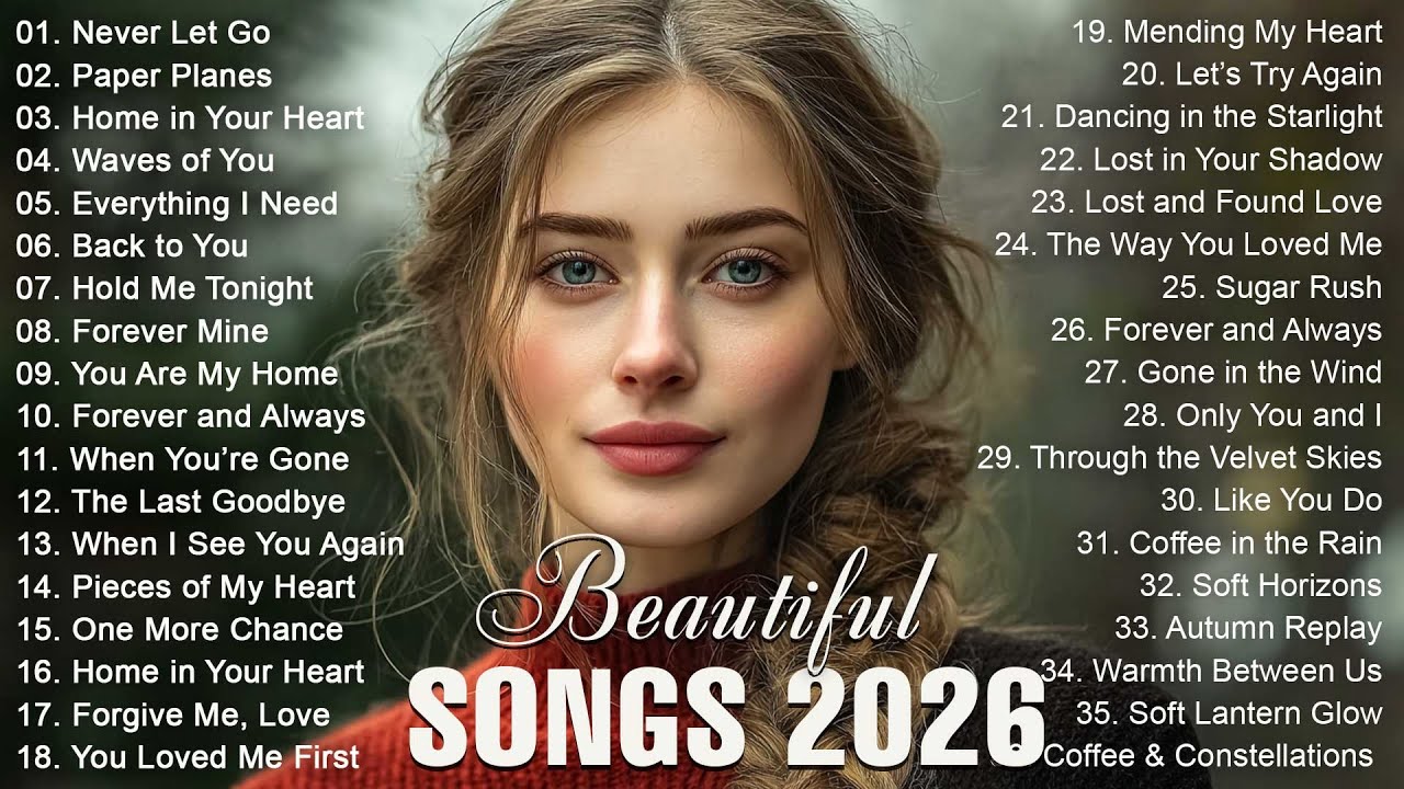 Beautiful Love Songs 2026 | Easy Listening & Emotional Balalds | Romantic Songs