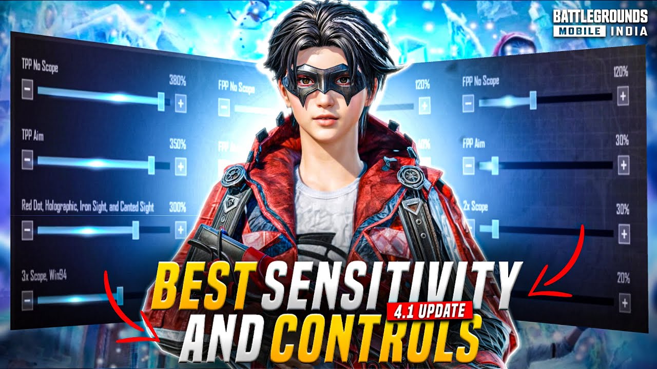 SENSITIVITY & CONTROLS 4.1 UPDATE🔥| BGMI SENSITIVITY CODE TODAY 🔱| BGMI ZERO RECOIL SENSITIVITY CODE