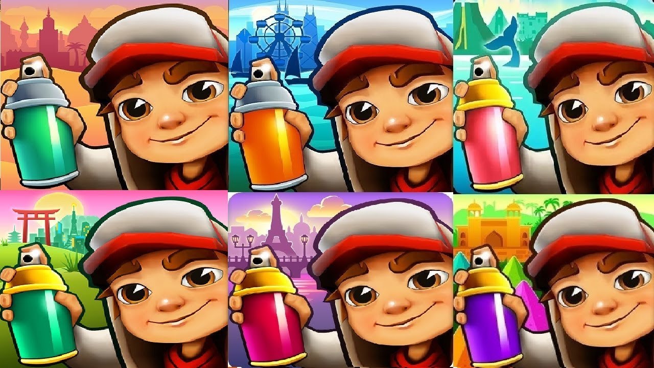 Subway Surfers Marrakesh VS Tokyo VS Paris VS Chicago VS Mumbai VS  Iceland