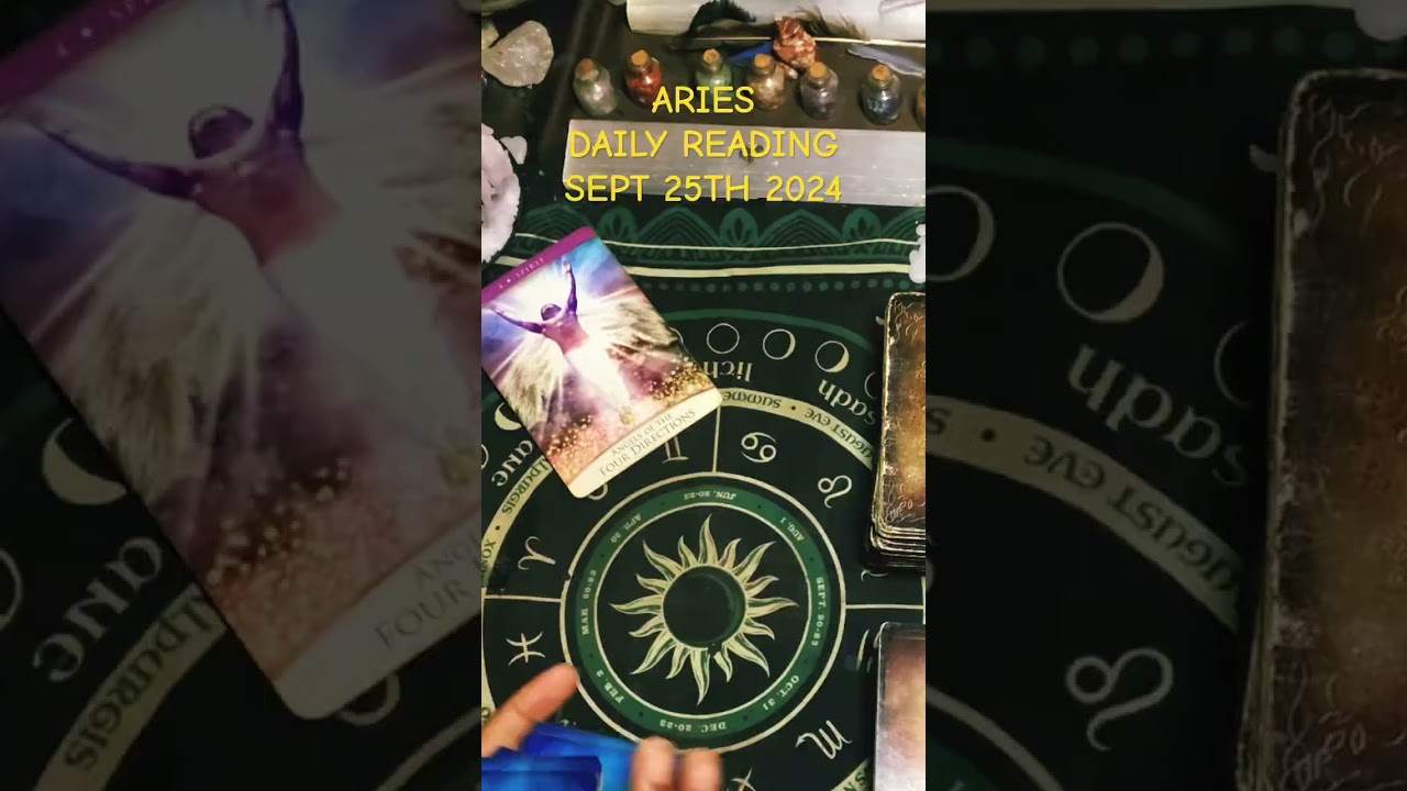 ♈️ARIES DAILY READING 9/25/24♈️✨Daily Horoscope Tarot Card Readings for all Zodiac Signs!✨