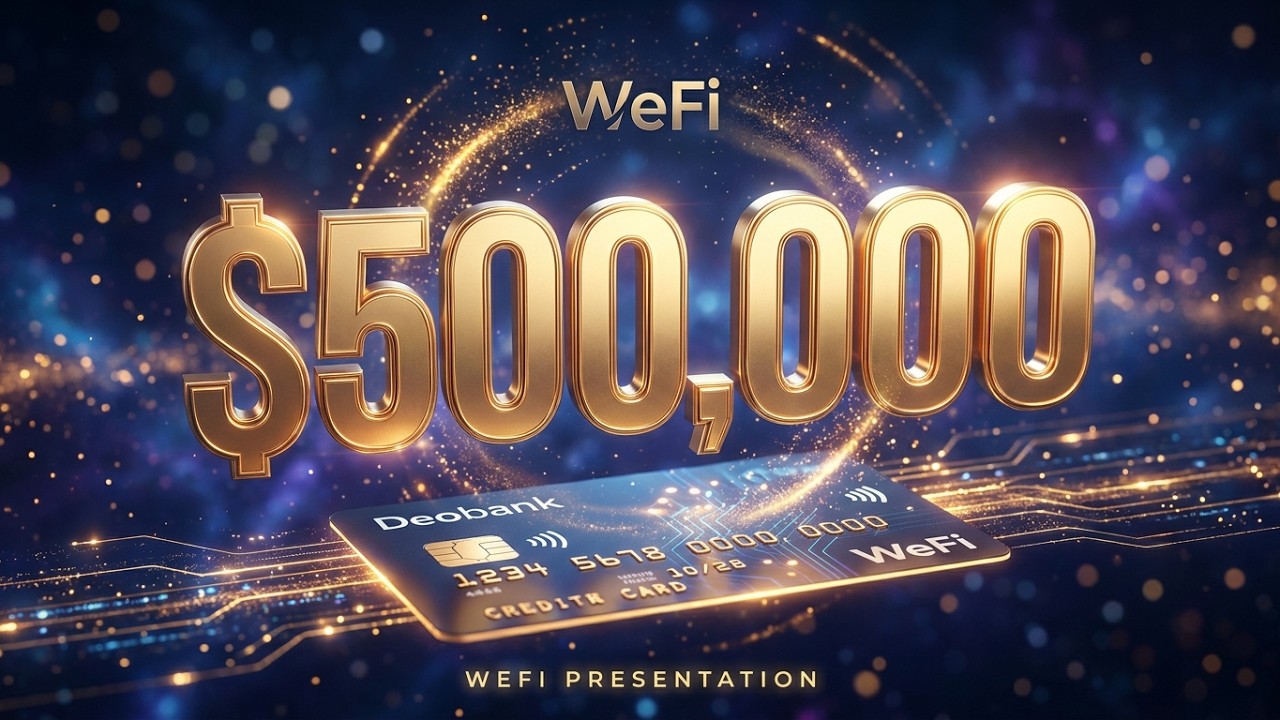 Презентация WeFi — Первый в Мире Децентрализованный Ончейн Банк(DeoBank)