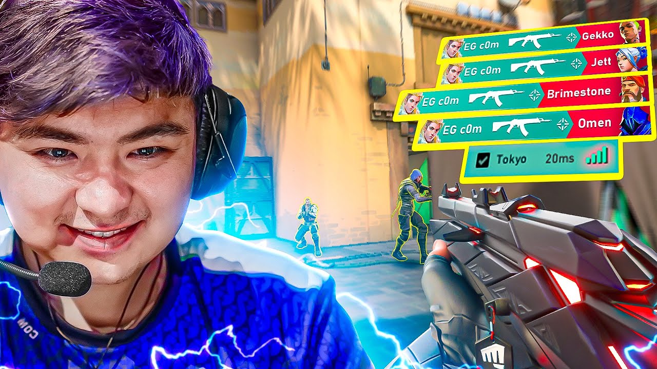 Dropping *+30 KILLS* on TOKYO SERVERS in VALORANT RANKED! | EG C0M