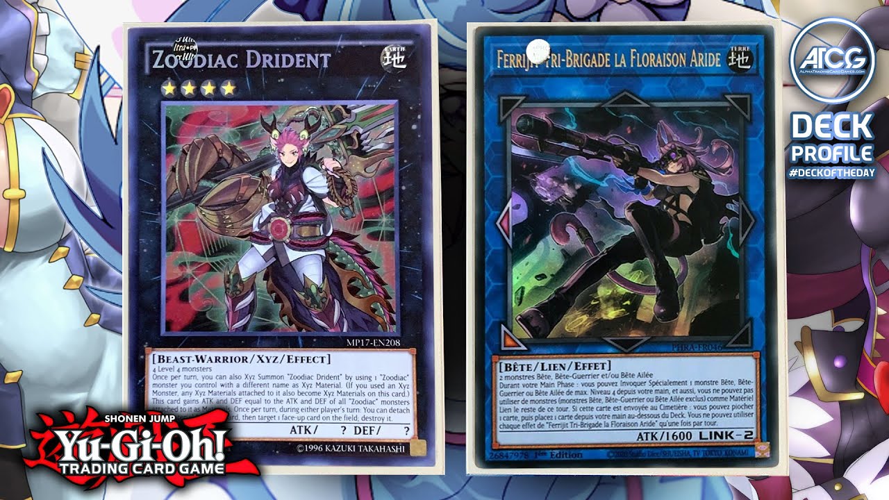 Yu-Gi-Oh! TRI-BRIGADE ZOODIAC Deck Profile - Post PHANTOM RAGE (November 2020)