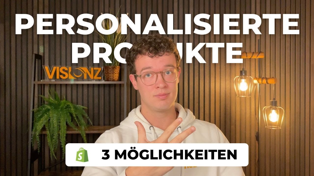 Mit Shopify individualisierte Produkte verkaufen - Produktkonfiguratoren in 3 Varianten