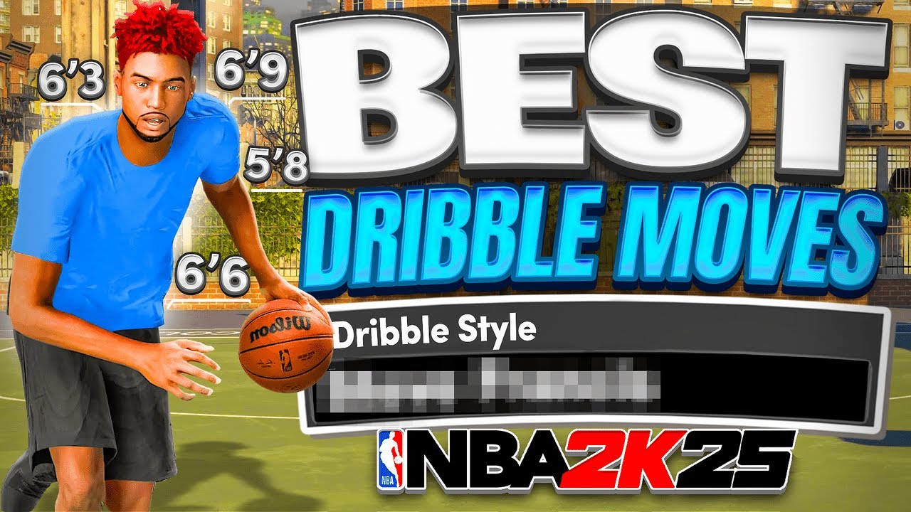 BEST DRIBBLE MOVES FOR ALL BUILDS ON NBA2K25! FASTEST & MOST EFFECTIVE DRIBBLE MOVES IN NBA2K25!