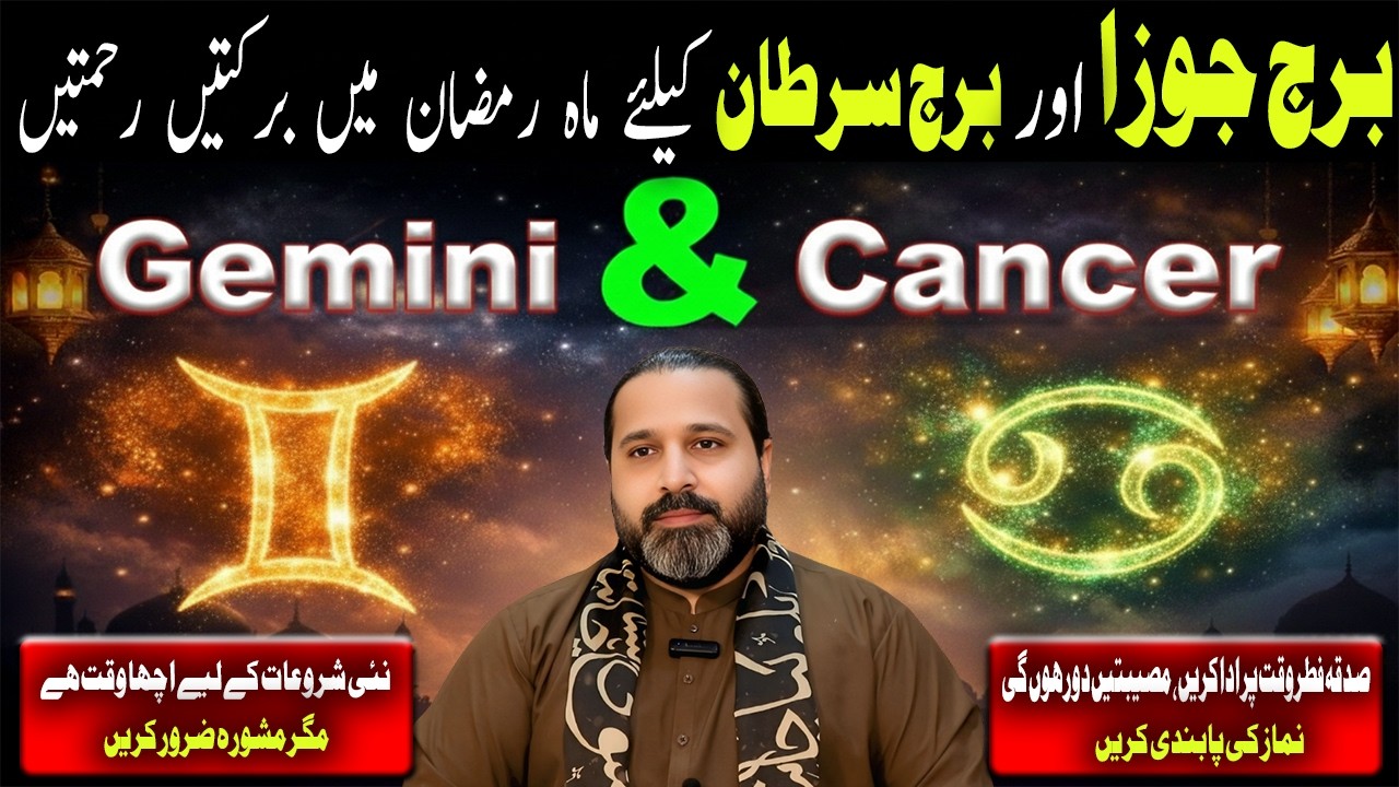 Ramadan Changes Destiny of Gemini & Cancer | Blessings, Protection & Relief | Syed Musawar Zanjani