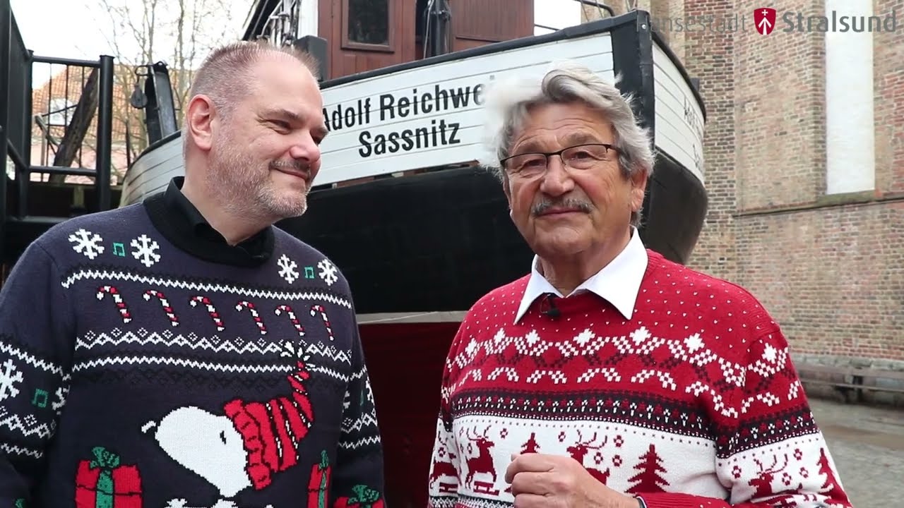 Weihnachtsgru&szlig; B&uuml;rgerschaftspr&auml;sident Peter Paul und Oberb&uuml;rgermeister Alexander Badrow 2025