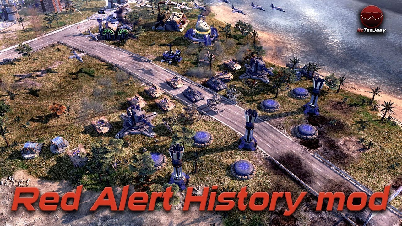 Red Alert History Mod | Tiberium Wars Mod | 1v1 vs Brutal Ai , Gameplay , 2020